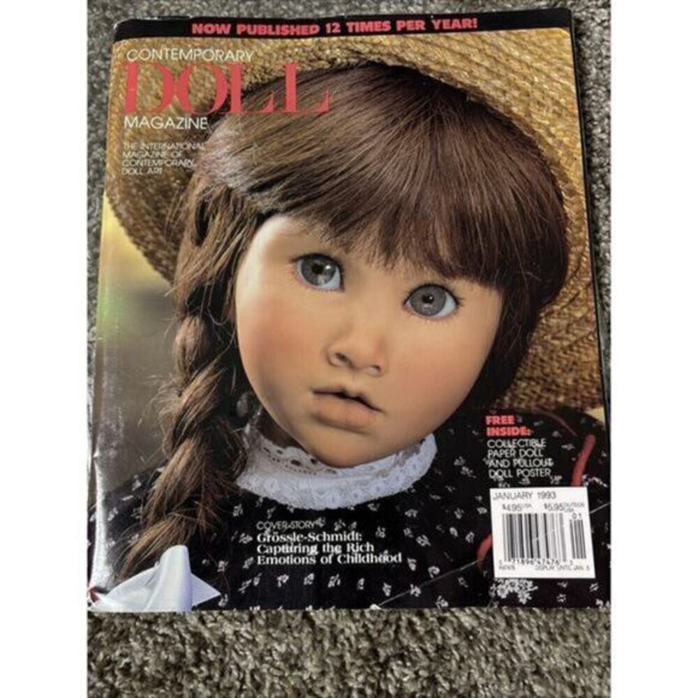 Vintage Contemporary Doll Collector Magazine January 1993 Schmeling Rosamond